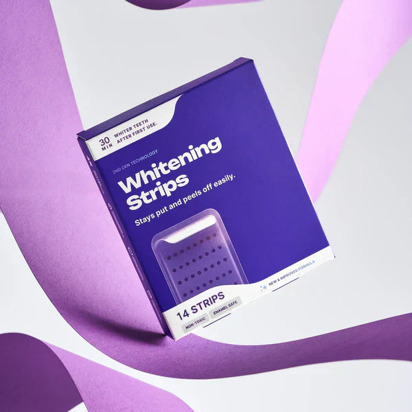 LummaSculpt ™ Purple Teeth Whitening Strips Dual-Action Teeth Whitening Strips