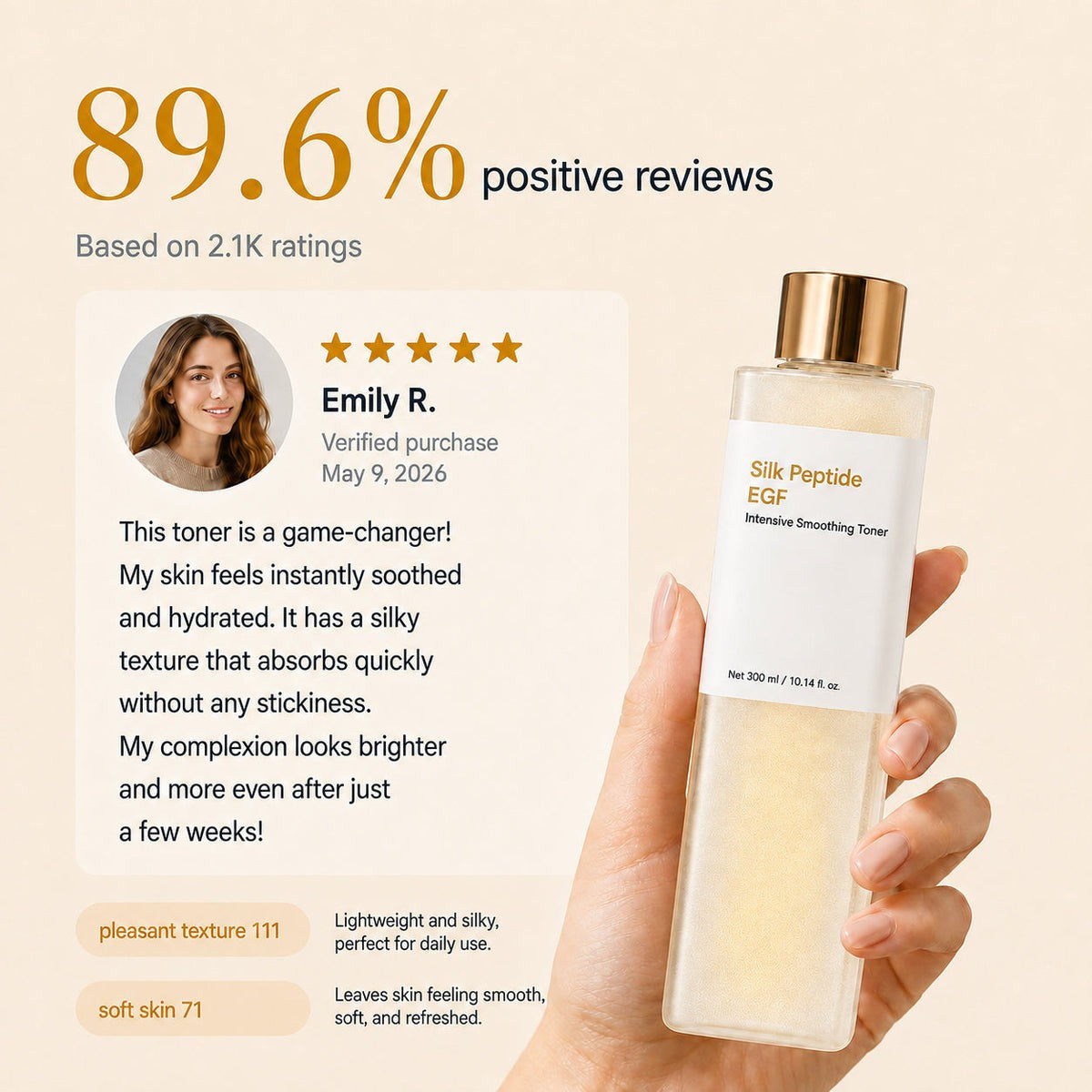 EGF Peptide Firming Toner