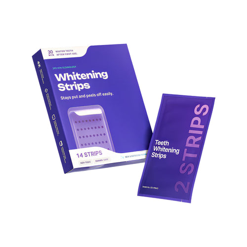 LummaSculpt ™ Purple Teeth Whitening Strips Dual-Action Teeth Whitening Strips